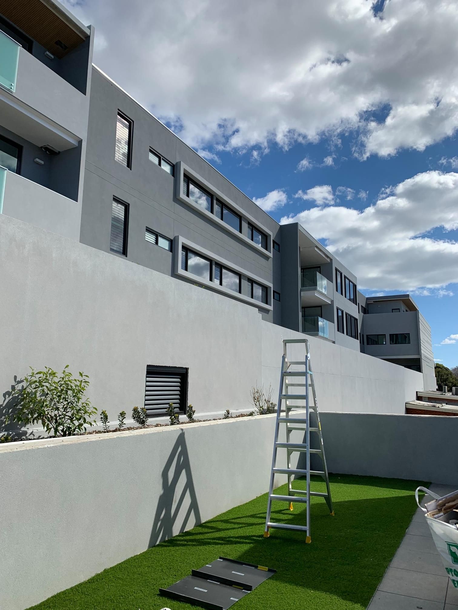 Addison Street Apartments - Foam Sun Hoods & Fibre Cement Detailing