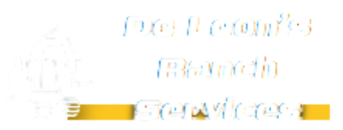 Logo for De Leon's Ranch Services Logo with text