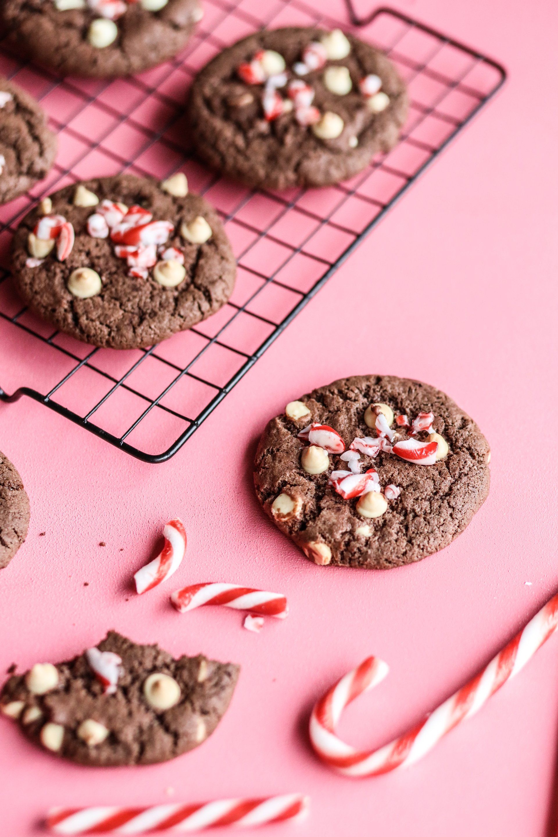White Chocolate Peppermint Cookies Recipe