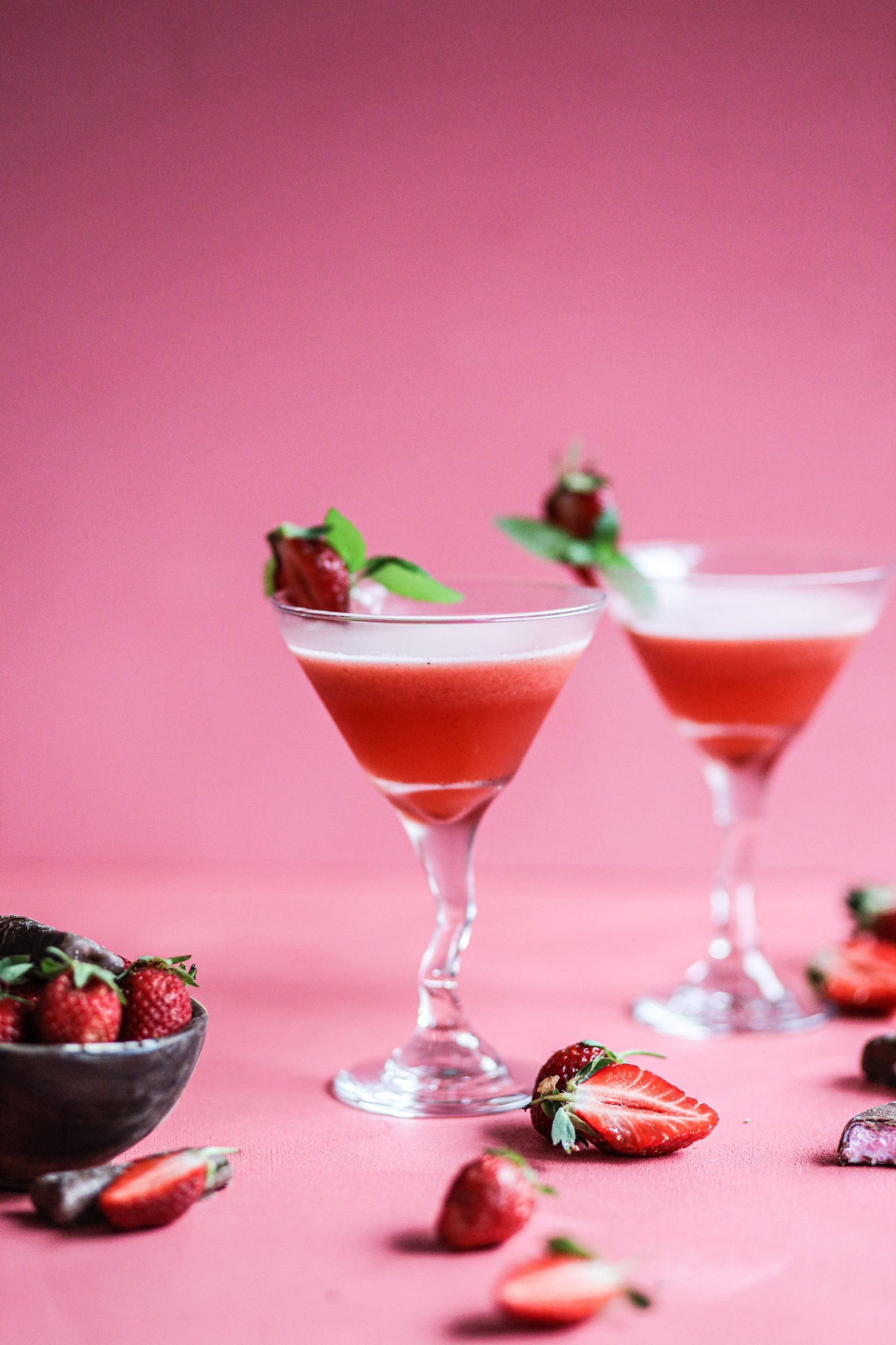 Strawberry Chocolate Cocktail