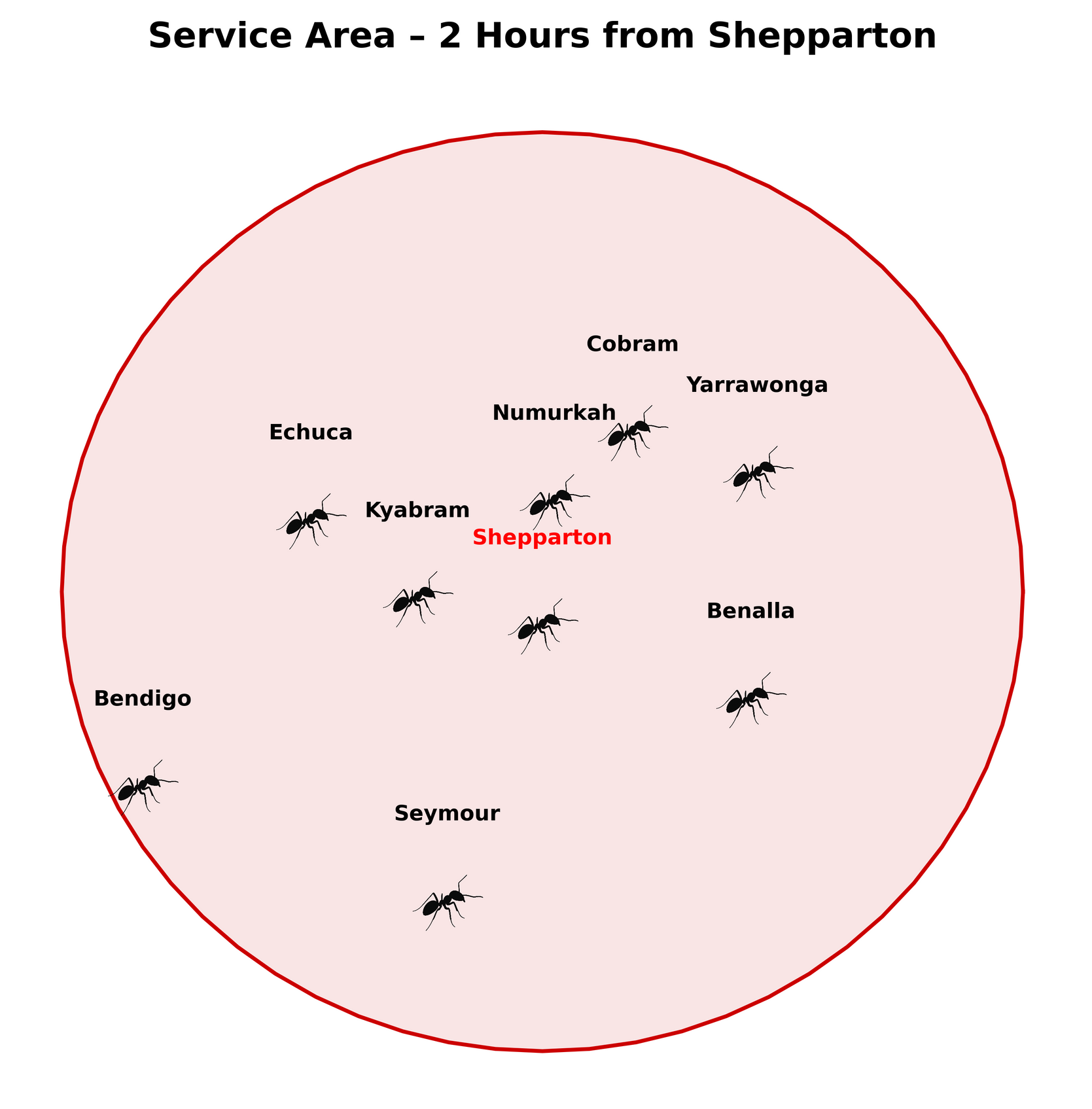 Shepparton Map