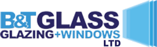 B&T Glass Glazing and windows logo