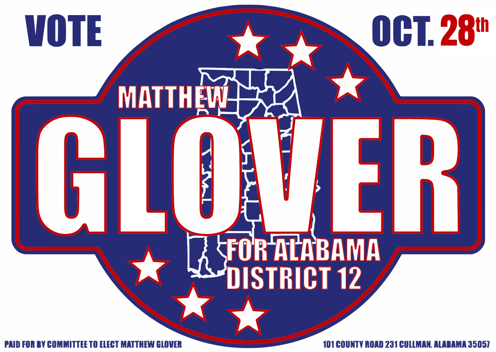 Political sign: 