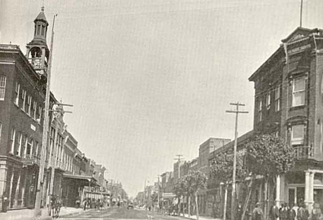 1921 Historic photo of downtown Jefferson City