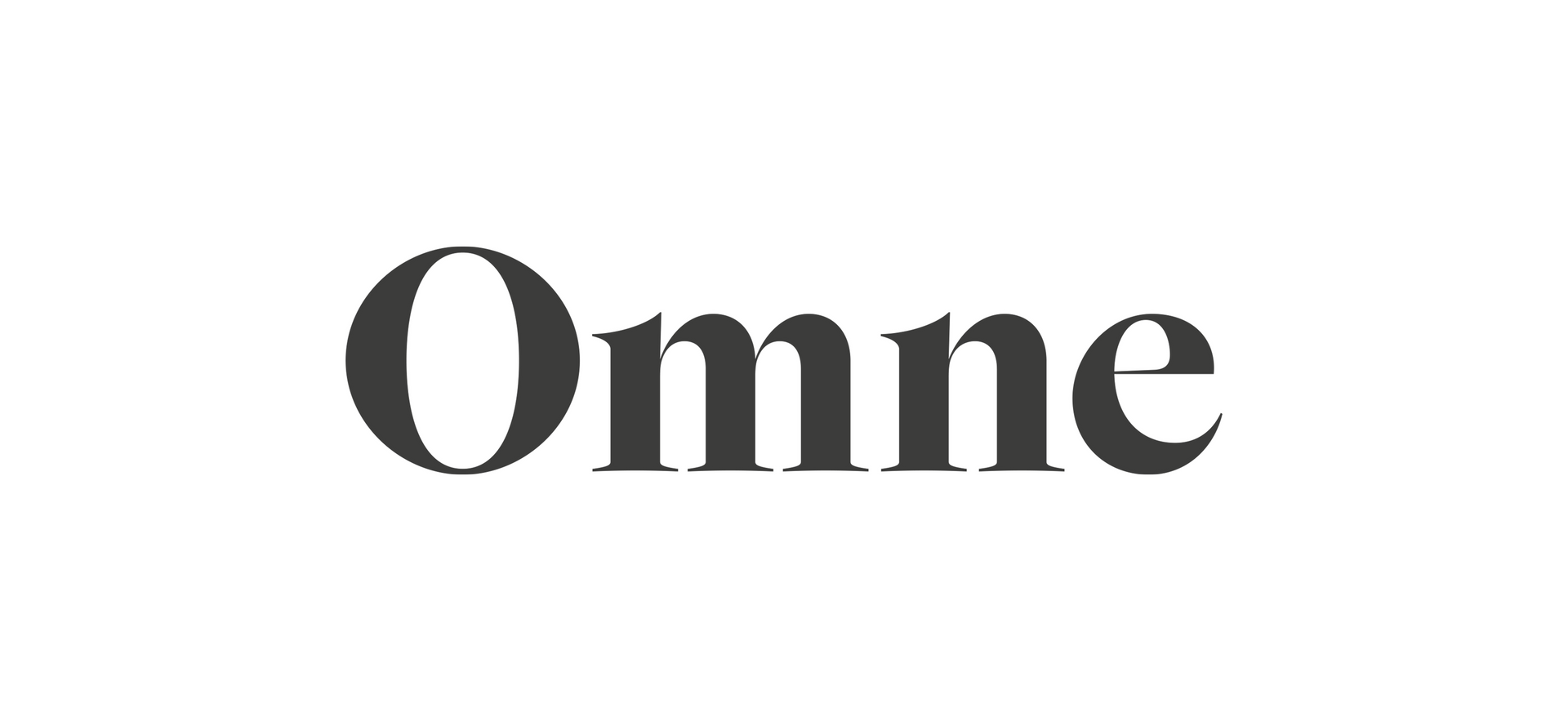 Omne black and white logo 