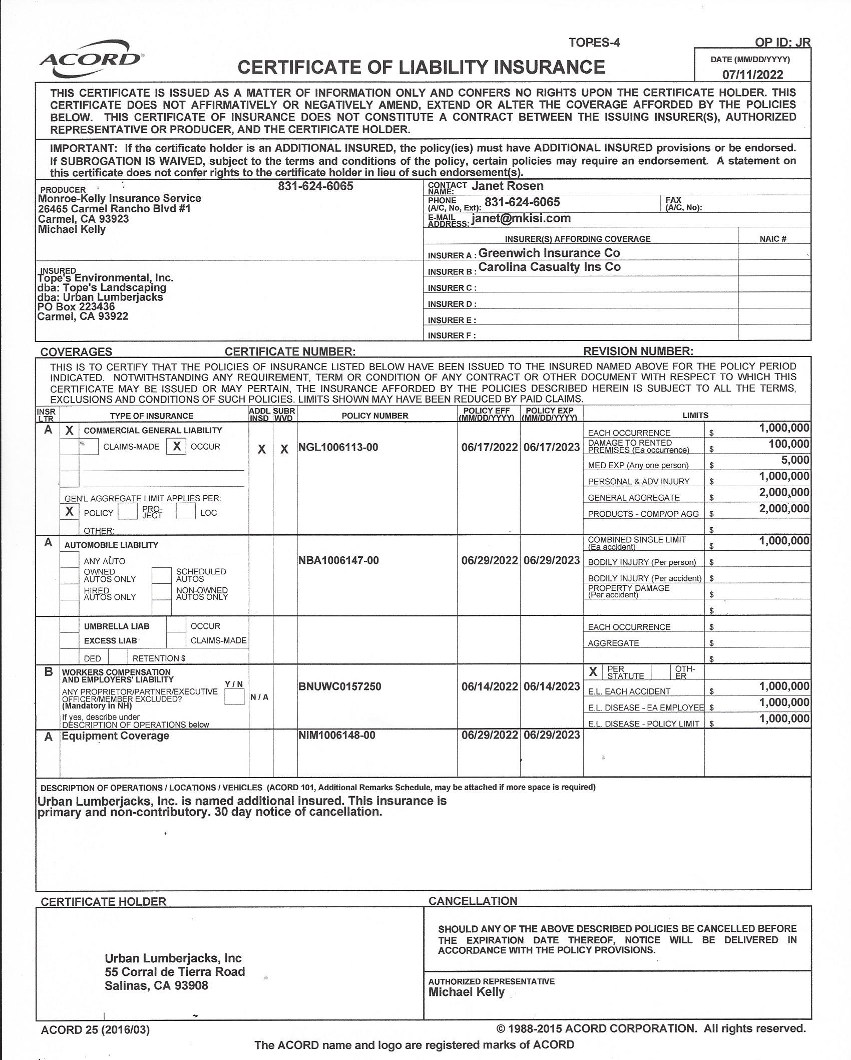 Legal document. Black text on white paper, rows of data, and a few boxes.