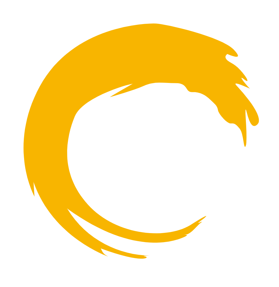 Goldfinch Property & Development logo: yellow brushstroke circle next to dark gray text.