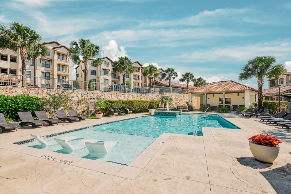 Swimming pool at Marquis Cross Mountain in San Antonio, TX.