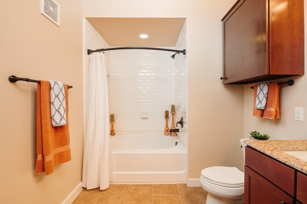 Bathroom at Marquis Cross Mountain in San Antonio, TX.