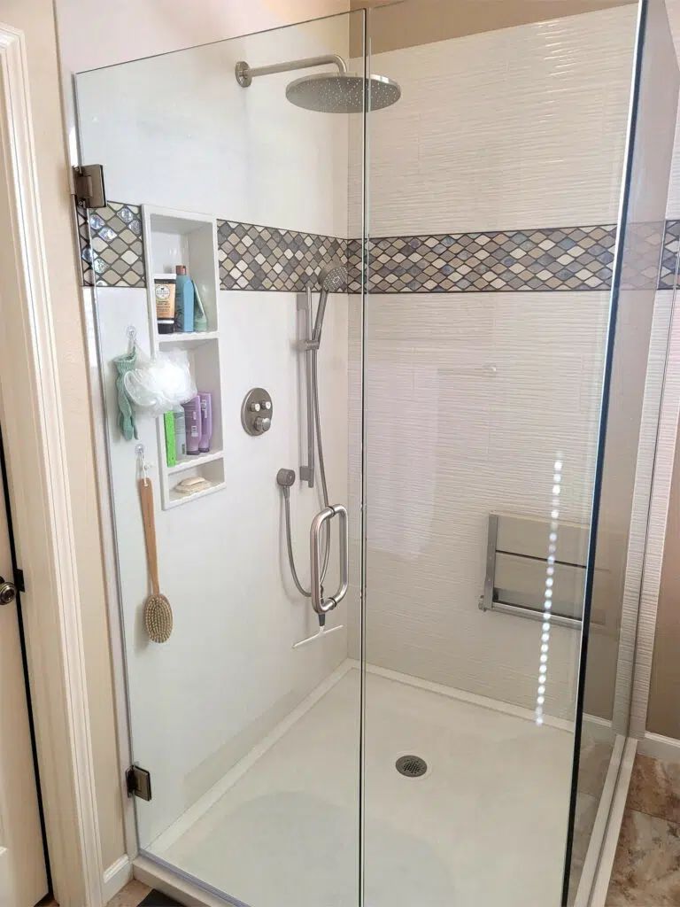 A Picture Containing Indoor, Wall, Bathroom Accessory, Towel — Laotto, IN — BathMan Bath Remodeling