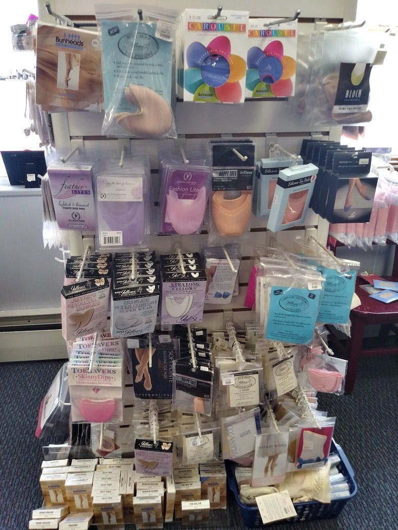 Pointe Accessories - Toe Pads - Rosin — Hummelstown, PA — The Dancer's Pointe