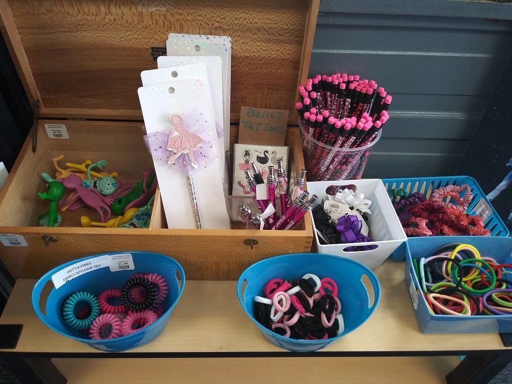 Hair Ties - Dance Pencils - Toys — Hummelstown, PA — The Dancer's Pointe