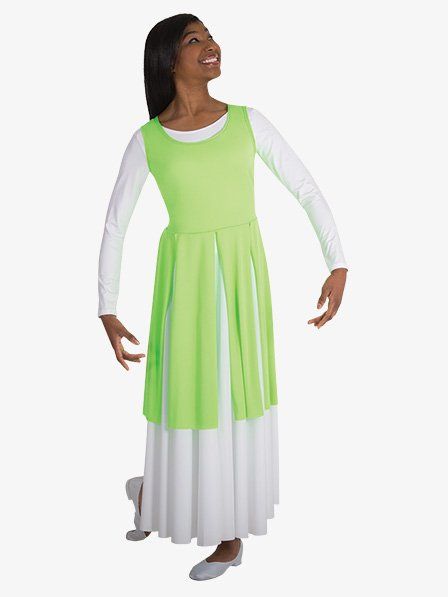 green emerald velvet dress Royalty Designs Boutique (Praise Dance Garments)