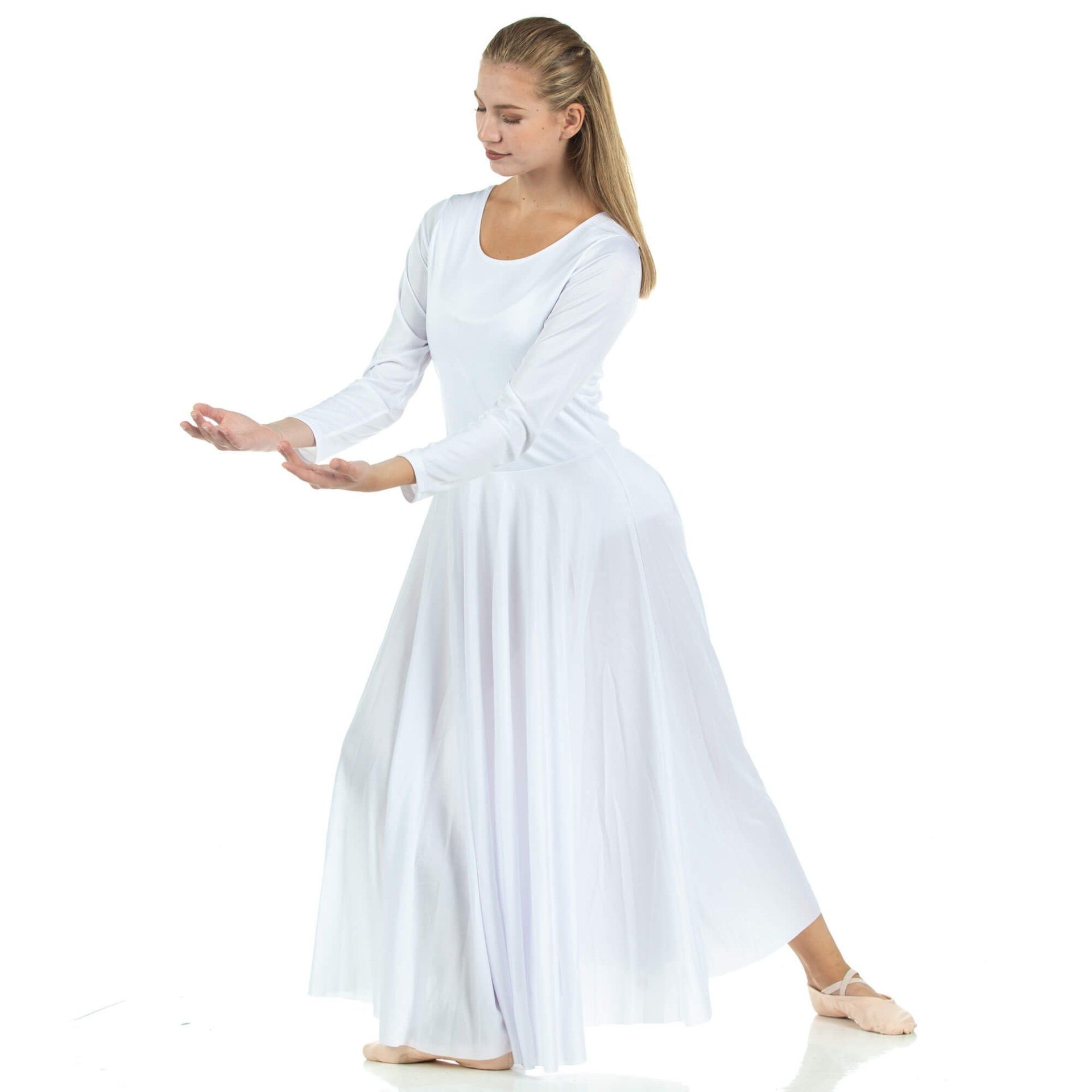 Dance Dress — White Praise Wear by Ballerina in Hummelstown, PA