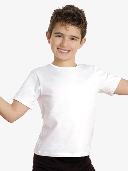 Boys white dance shirt-Hummelstown, PA-The Dancer's Pointe