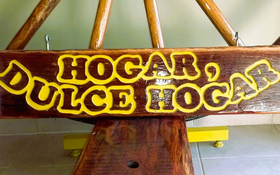 CARTEL HOGAR DULCE HOGAR