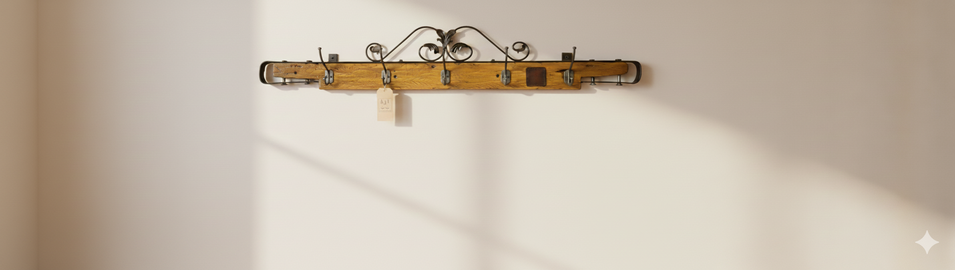 PERCHERO COLGADOR ornamento herreria artesanal.