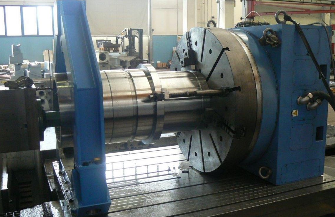 steel spindles from the metalwork workshop