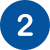 Blue circle with the white number 2.