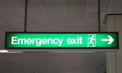 emergency exit icon