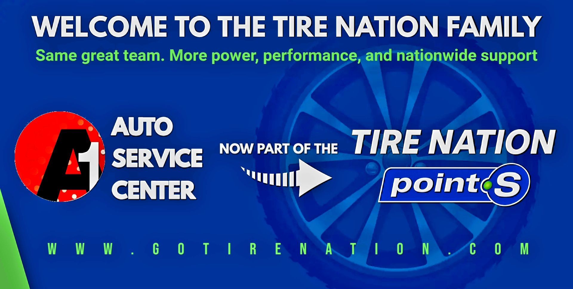 A1 Auto Service Center is now part of the Tire Nation Point S | Tire Nation - Point S