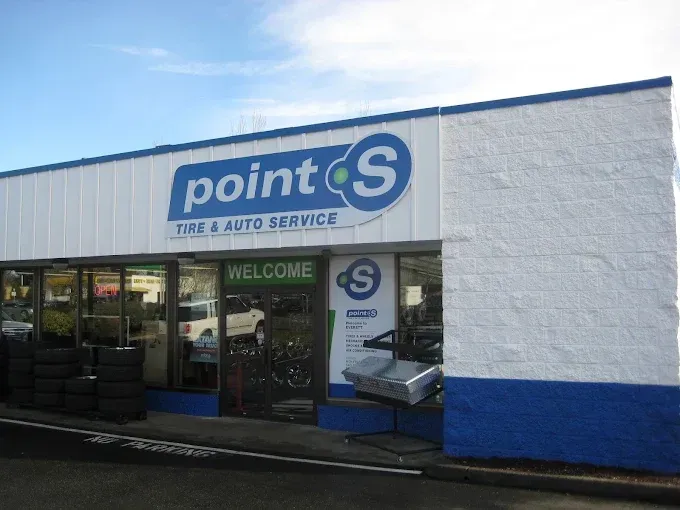 The outside of a point s tire and auto service | TIRE NATION & AUTO REPAIR POINT S