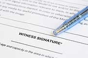 Witness Signature - Notary Services in Erie, PA