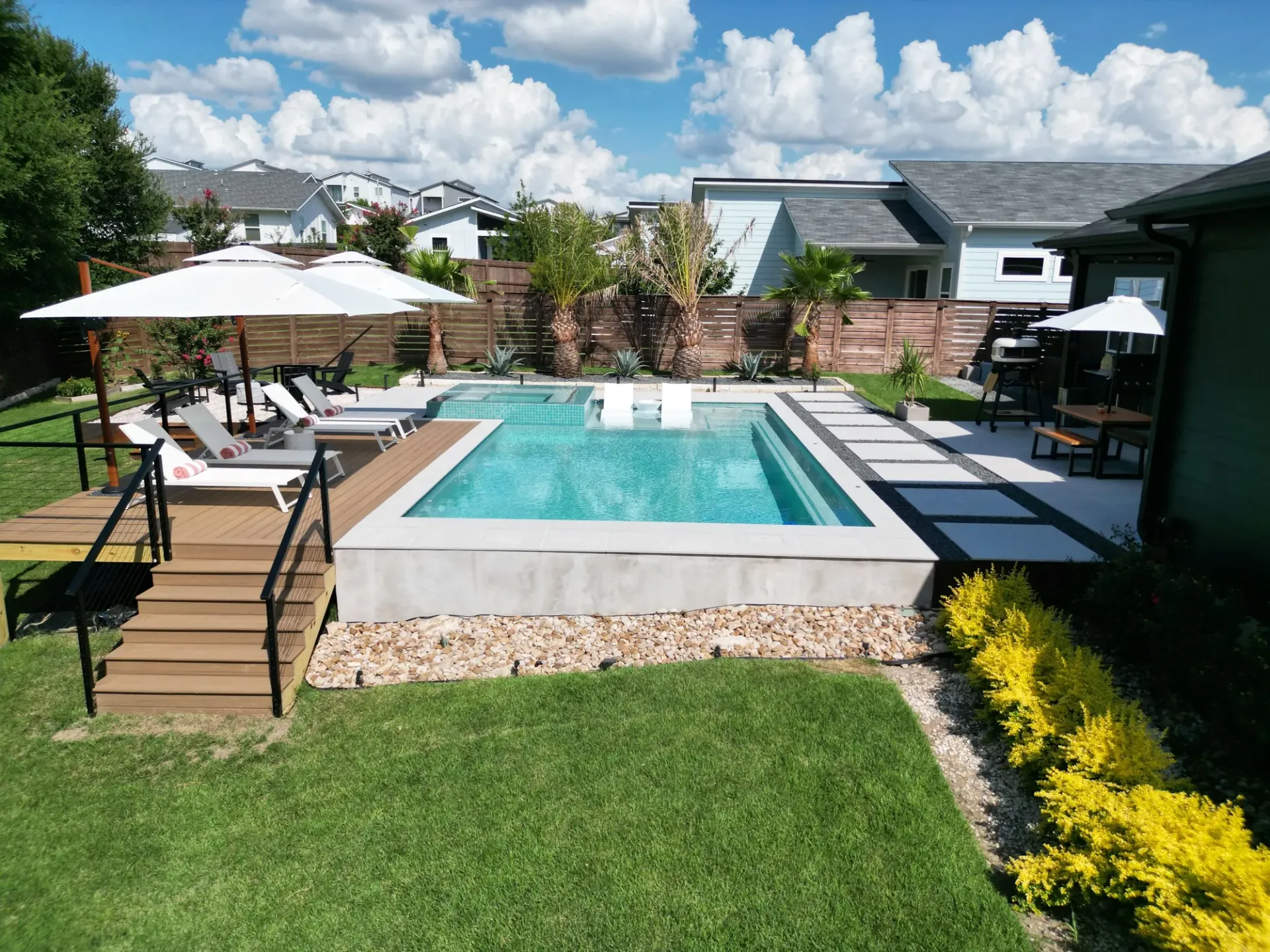 Gunite spa Westlake