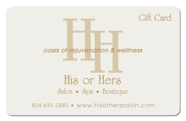 Beauty Salon — His or Hers Gift Card in Midlothian, VA