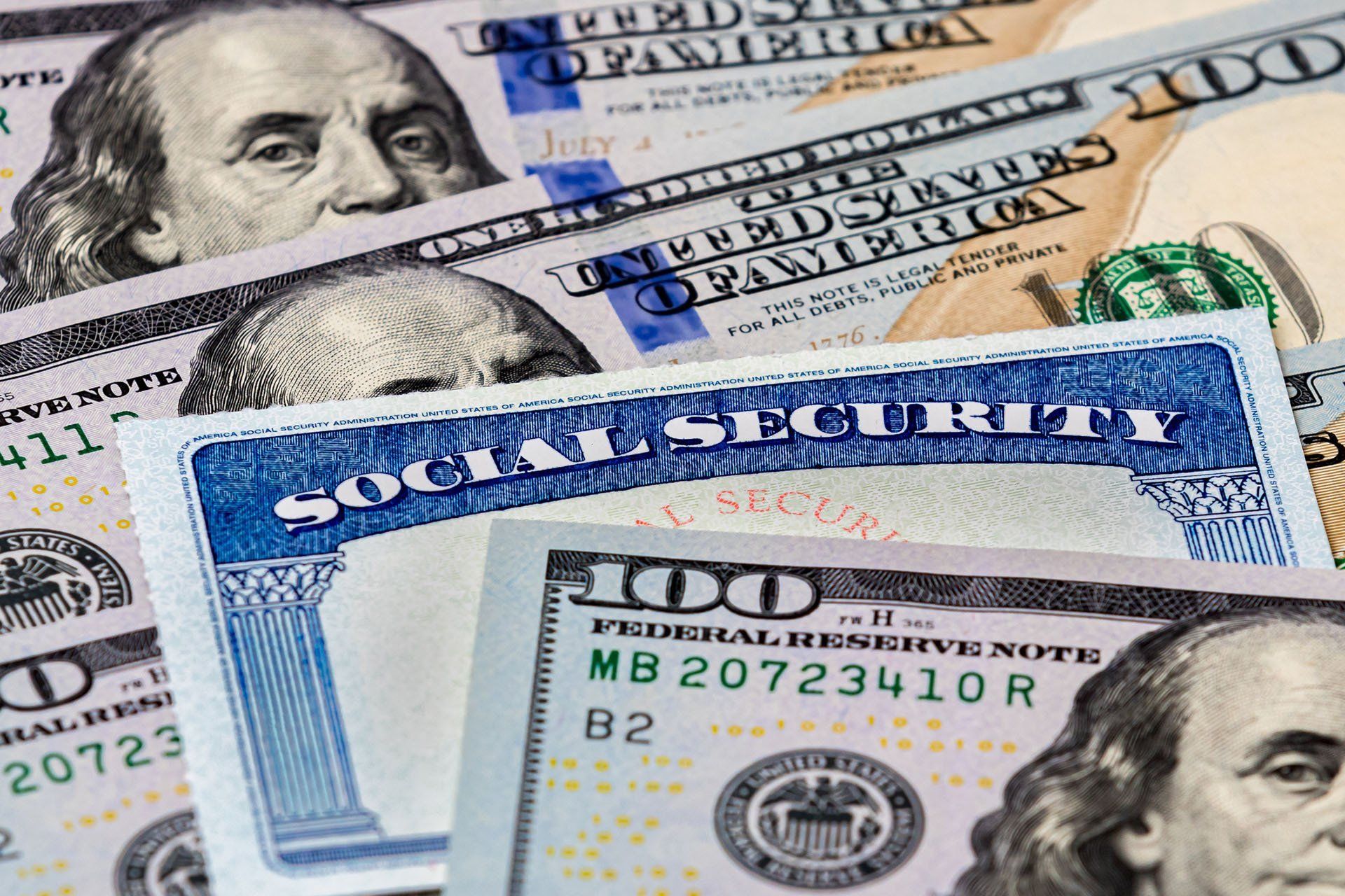 Social Security ID with Dollars — Natchitoches, LA — Kelly & Townsend LLC Attorney's