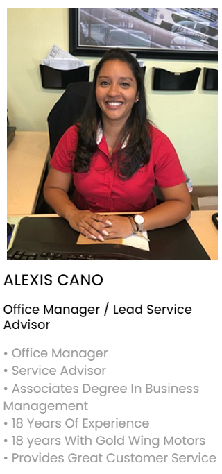 Alexis Cano  | Gold Wing Motors