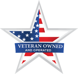 A veteran owned and operated logo