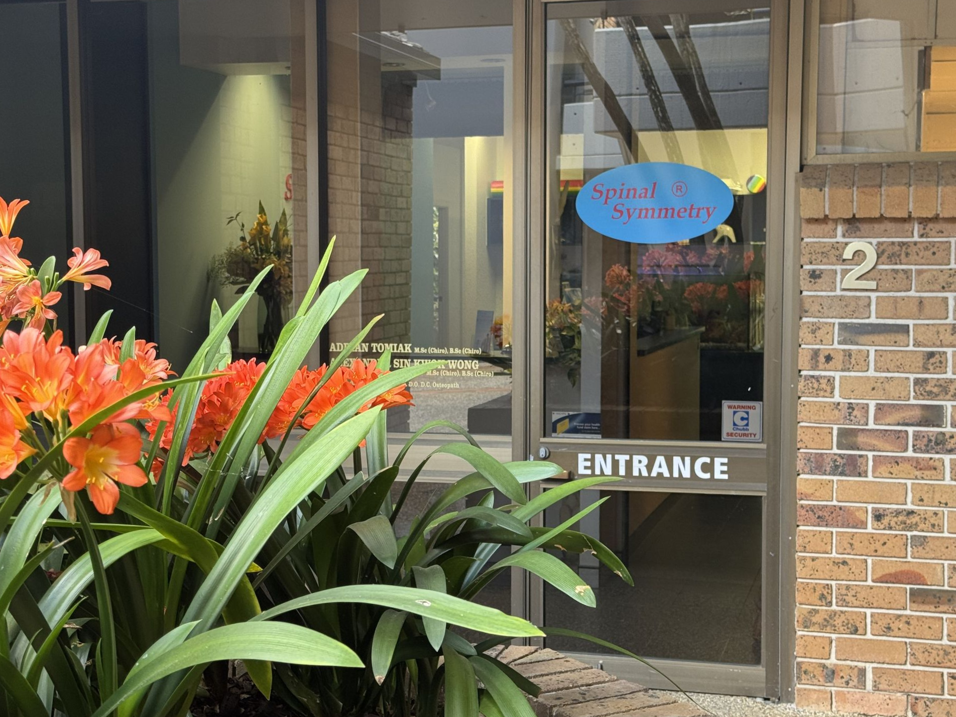 The entrance area of Spinal Symmetry  — Spinal Symmetry In Salamander Bay, NSW