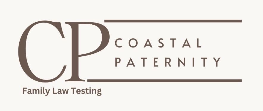 The logo for coastal paternity family law testing.