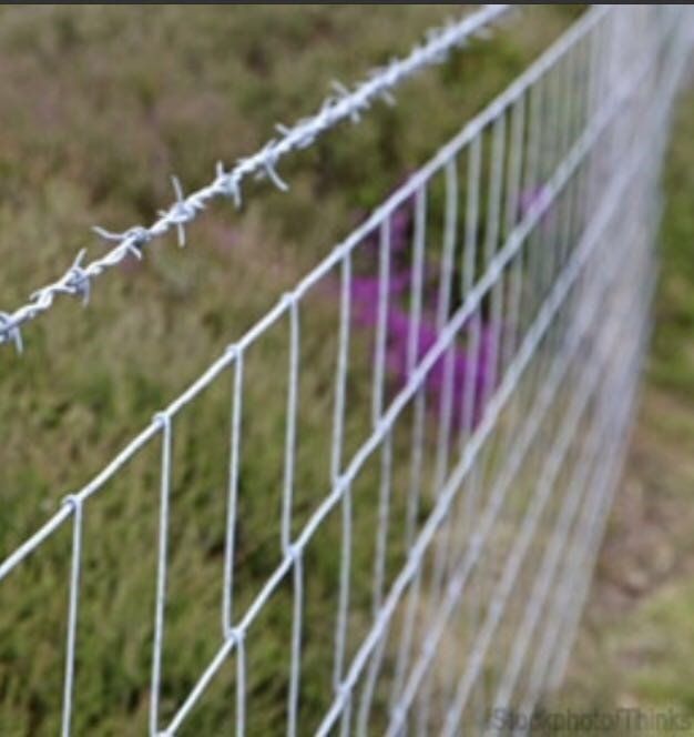wore and mesh fence installation