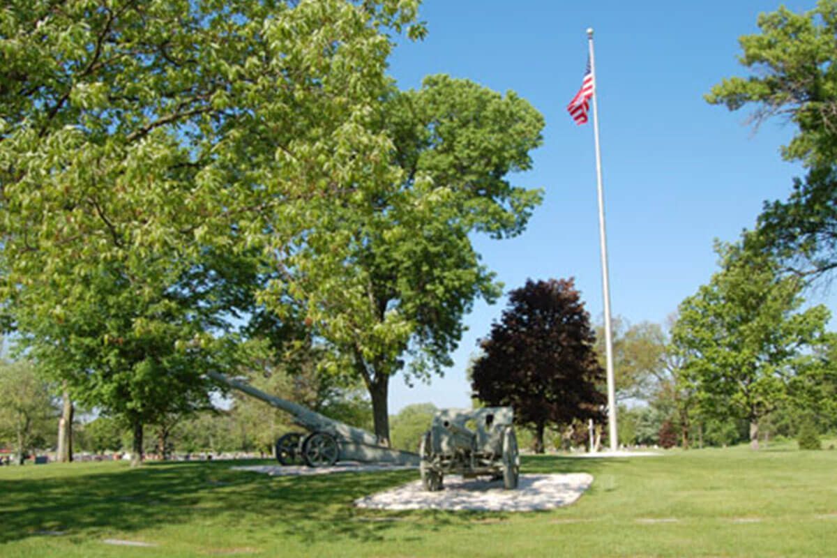 Flanner Buchanan Veterans Memorial at Memorial Park Cemetery in Indianapolis, IN