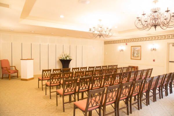 Multiple photos of interior and exterior facilities of Flanner Buchanan Memorial Park Cemetery in Indianapolis, IN