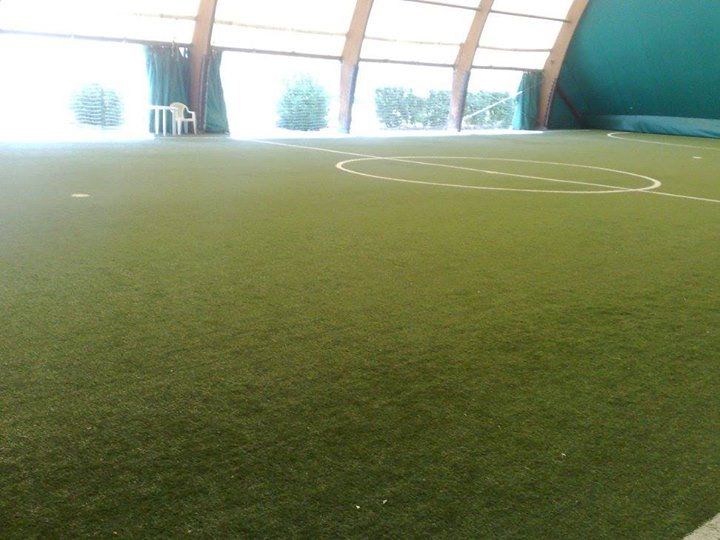 campo di calcetto vista centralmente