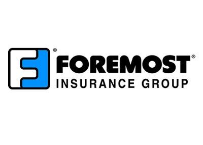 Logo for Foremost Insurance Group: Blue and white 