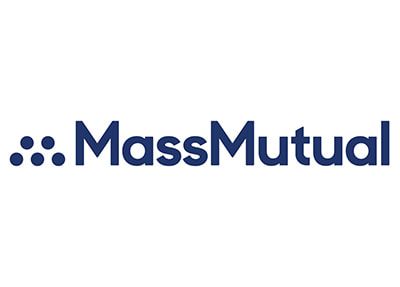 MassMutual logo: dark blue text and dots on white.