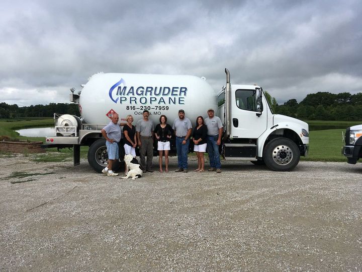 Magruder Truck — Odessa, MO — Magruder Propane Inc.