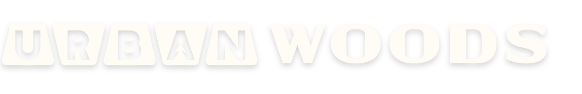 Urban Woods Logo in White