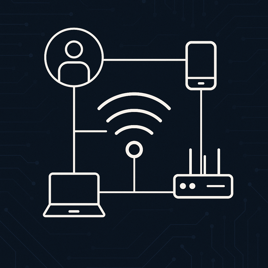 Image of networking setup