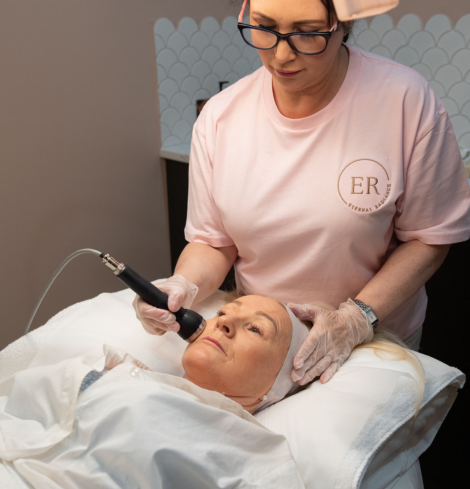 Woman Getting Eyebrow Shaping by Professional — Eternal Radiance in Strathmore, VIC