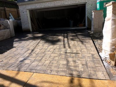 Stamped Concrete Driveways — Diamond Stamped Concrete in St. Louis, MO