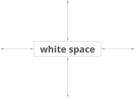 Illustration white space