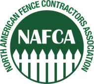 The logo for the north american fence contractors association