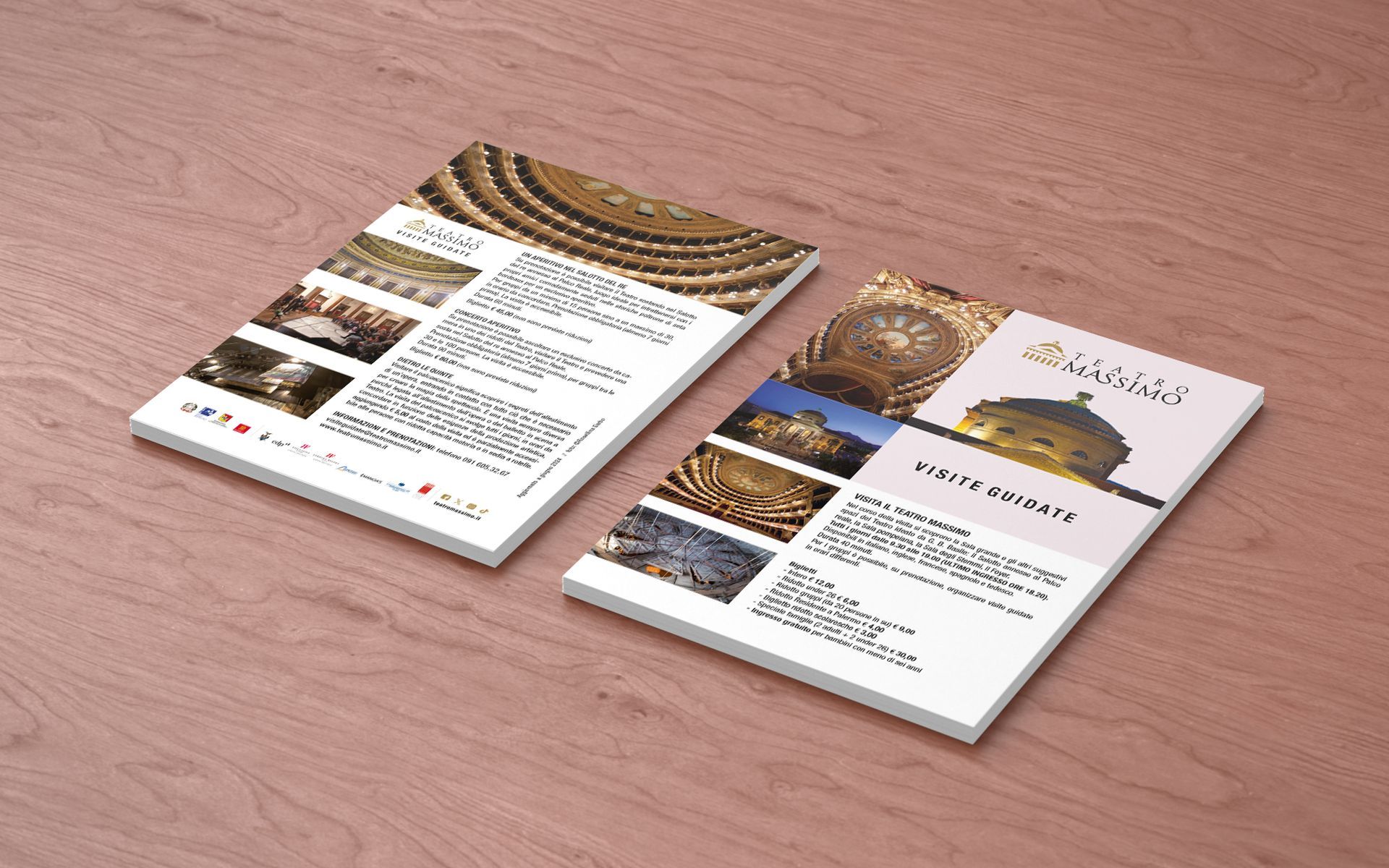 stampa offset flyer Teatro Massimo