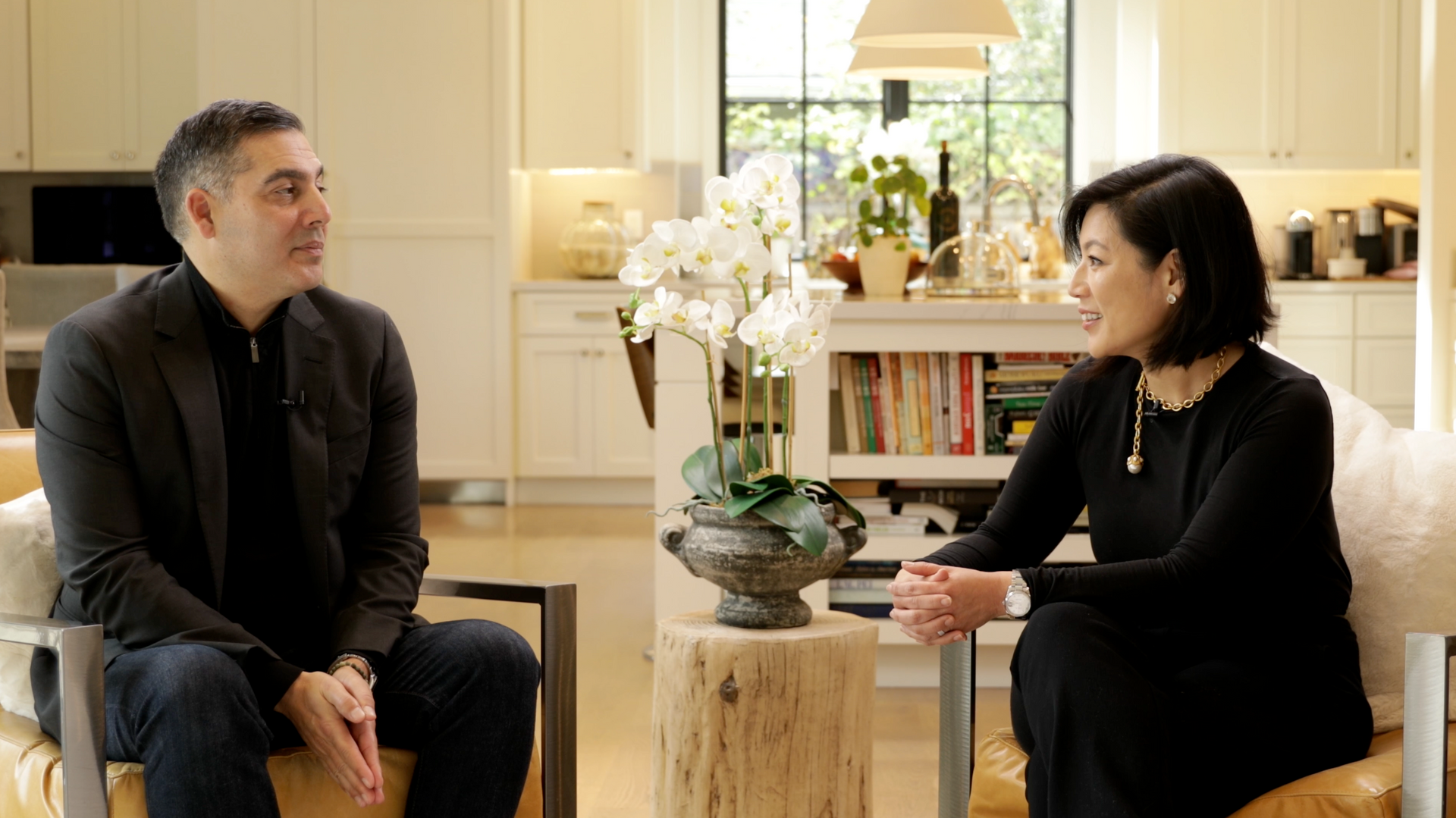 Caroline Huo and Rob Decontreras, recently named Executive Director of Growth
