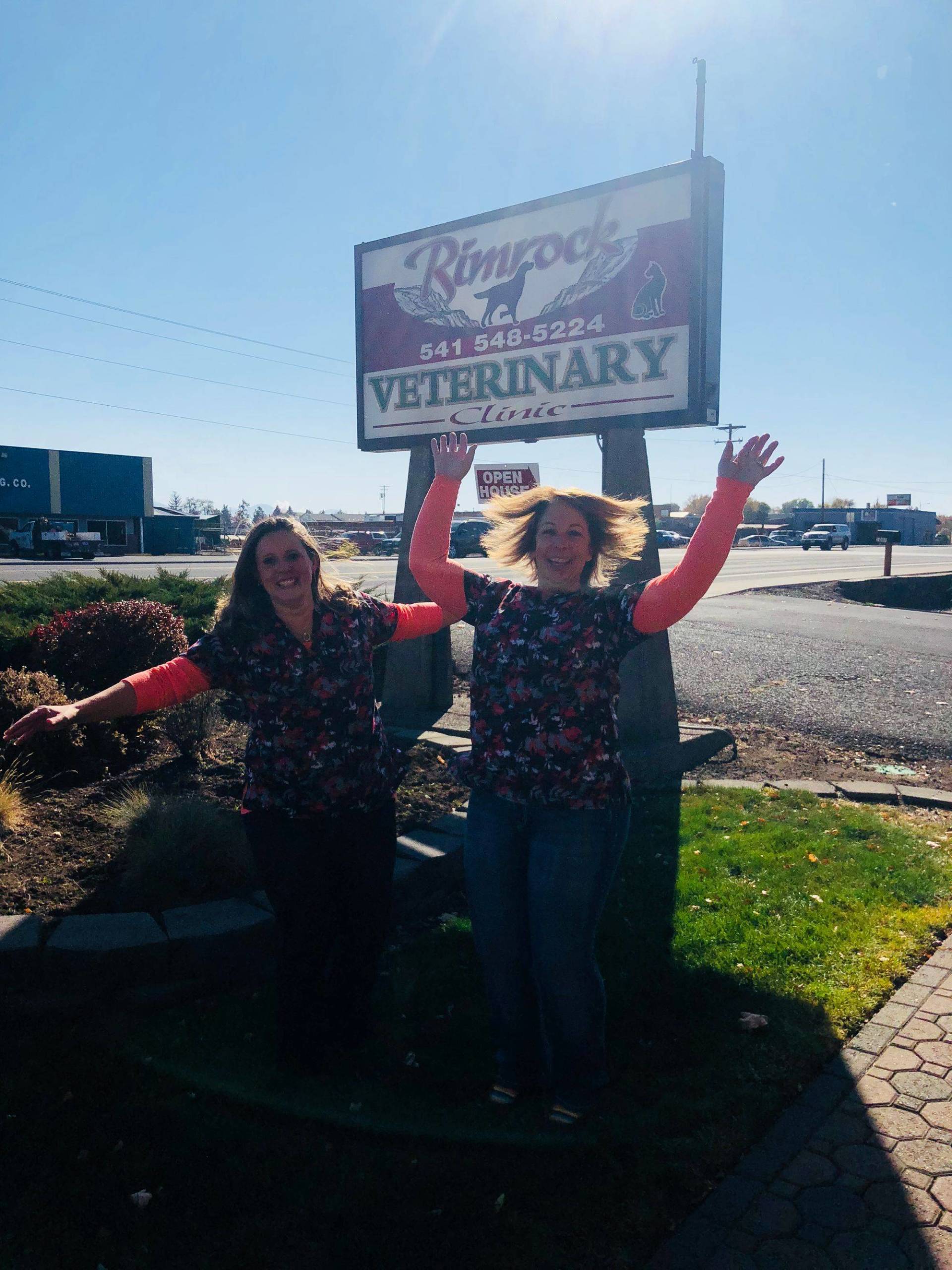 Happy Women — Redmond, OR — Rimrock Veterinary Clinic​​